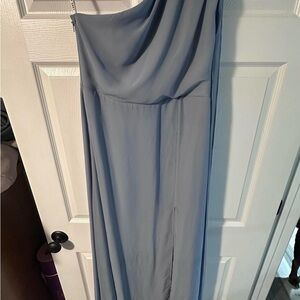 Birdy Grey One-Shoulder Slate Dress